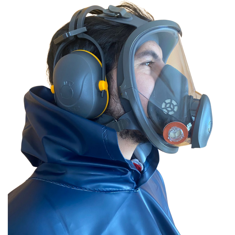 RESPIRADOR CARA COMPLETA 3M SERIE 6000